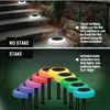 Bell + Howell Color Changing LED Solar Powered Disk Lights - 8 Pack