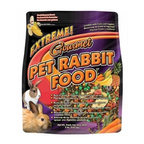 Brown's 44491 Extreme! Fruits & Veggies Gourmet 5 lbs. Pet Rabbit Pelleted Food