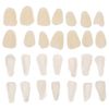 EXCEART Teeth Veneer 100 Pieces Artificial Resin Tooth Fillings Temporary Veneer Tooth Replacements Tooth Repair Supply