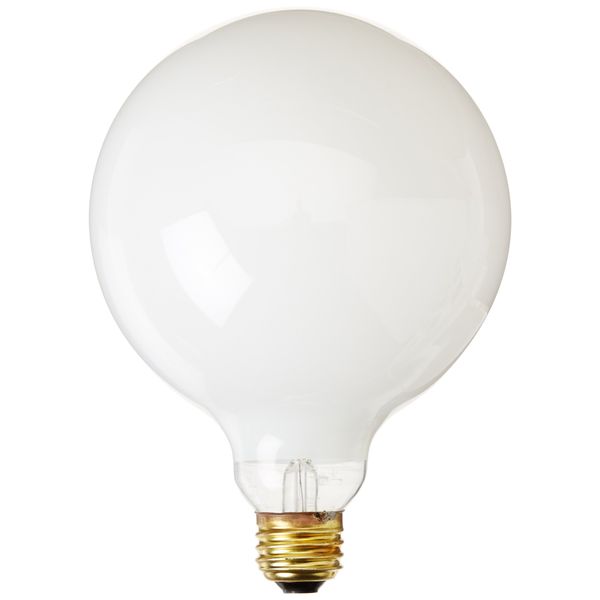 Bulbrite Incandescent G40 Medium Screw Base (E26) Light Bulb, 40 Watt, White