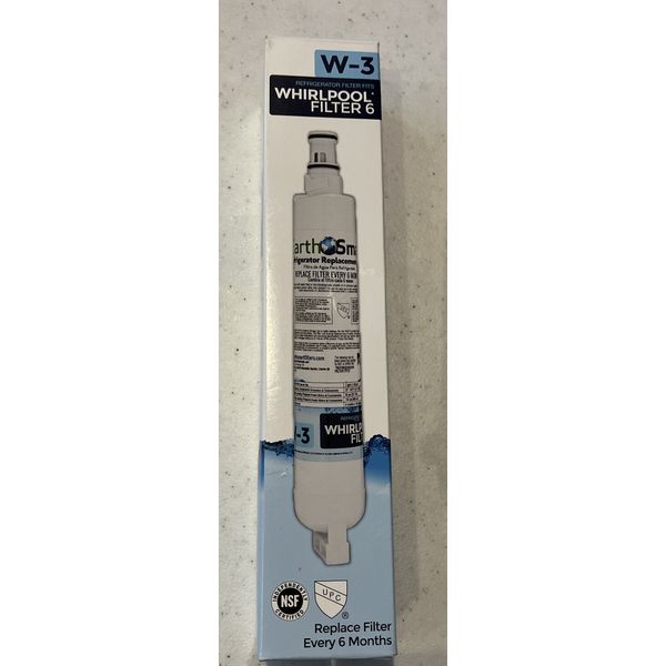 EARTHSMART Replacement Refrigerator Water Filter #W-3 Whirlpool Filter 6