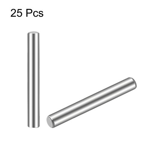 uxcell Dowel Pins 304 Stainless Steel Cylindrical Shelf Support Pins 25pcs 2.5mm x 20mm