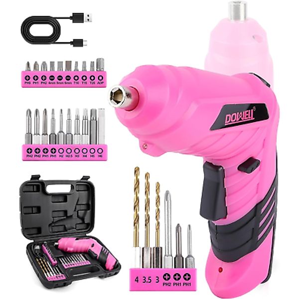 Power Electric Cordless Screwdriver Set Rechargeable 3.6V Power Screwdriver Kit