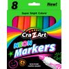 Cra-Z-art Neon Broadline Markers, 8 Count (10112)