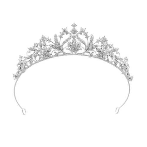 Crystal Tiara Crown for Bridal Wedding Prom Hair