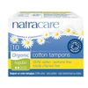 Natracare Organic 100% Cotton Tampons, Regular 10 ea