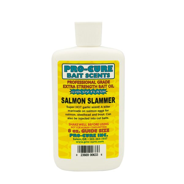 Pro-Cure Salmon Slammer Bait Oil, 8 Ounce
