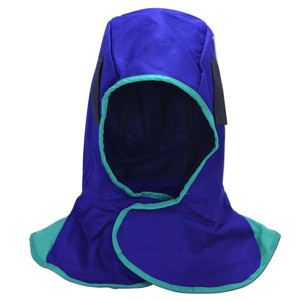 RIVERWELD Welding Hood Flame Retardant Fabric for Welders Match Welding Helmet Blue Colour Work Safety Equipment Gear Head Protection