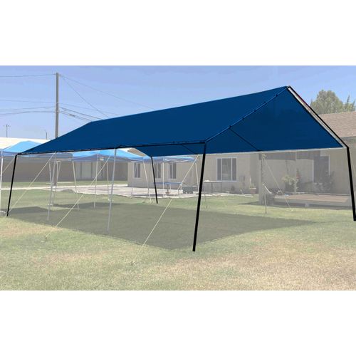 10x10 Blue Mesh Heavy Duty Tarp Net Sunshade Fence Screen Patio and Canopy Cover