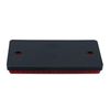 Red Rectangular Rear Reflector Pack of 4 Trailer Fence Gate Post TR074
