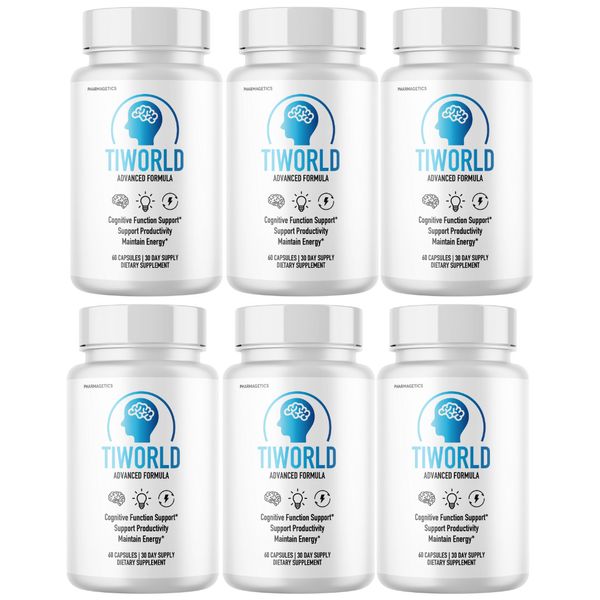 Tiworld - Tiworld for Advanced Cognitive Health & Memory Support - 6 Bottles