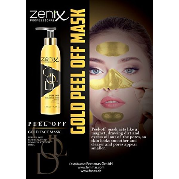 Zenix Gold face Mask Peel - Goldene Peeling Maske gegen Pickel, Mitesser und Unreinheiten (1)