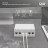 DIGITUS Desktop Modular Patch Panel Shielded 6-Port Light Grey