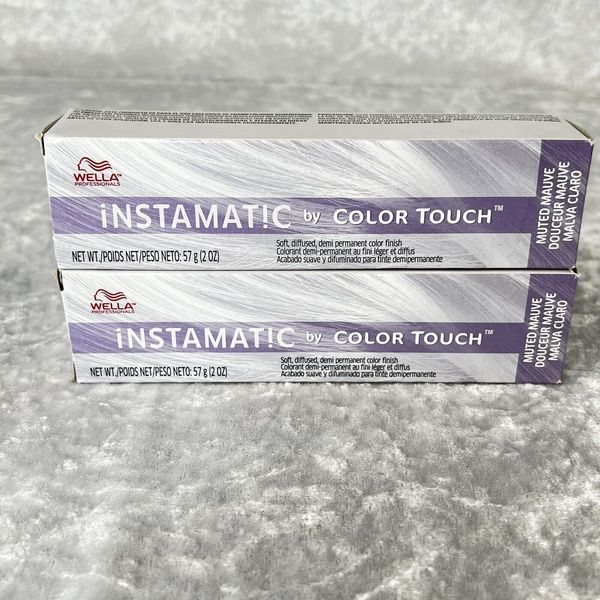 Lot of 2 - Wella Instamatic Color Touch - Muted Mauve 2 oz each