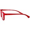 B+D Dot Readers +1.00 Red Reading Glasses Rubberized Compact Folding with Case