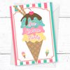 Olivia Samuel 20 x Ice Cream Party Invitations from Ready to Write with Envelopes
