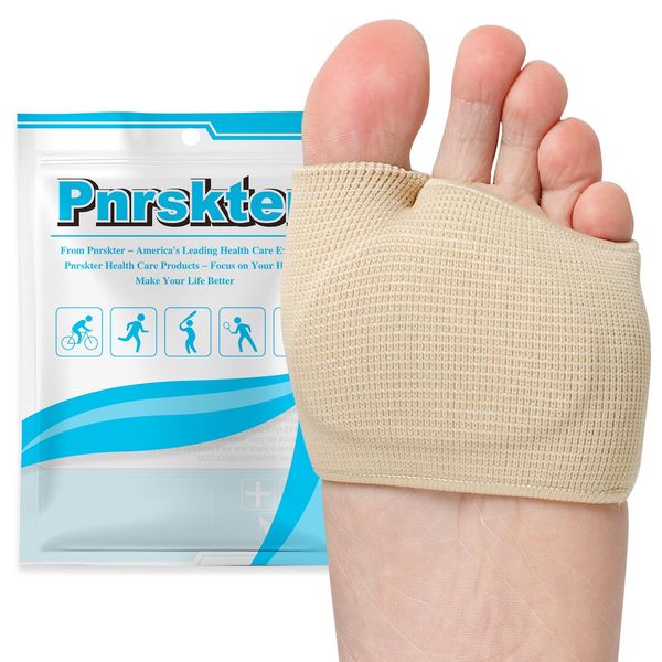 Metatarsal Pads for Women Men, 2 PCS Ball of Foot Cushion Pads, Breathable Soft Mortons Neuroma Pads, Metatarsal Support, Foot Cushions Relieve Metatarsalgia, Mortons Neuroma, Forefoot Pain