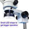 Light Microscope LED Ring Illuminator, USB Adjustable LED Ring Light for Industry Monocular Binocular Trinocular Stereo Microscope & Camera (CW WW 96 LED)