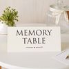 ANGEL & DOVE Set of 2 Funeral Memory Table Signs - Matches our Ivory Memory Books for Memorial, Celebration of Life