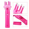 1Pcs Portable Hair Braiding Tool Automatic Hair Braider Quick Twist Styler Hair Braiding Machine Diy Styling Roller,Pink