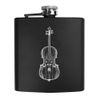 6oz (170ml) 'Cello Instrument' Pocket Hip Flask (HP00033250)