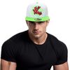Underground Kulture Green Splash Snapback Baseball Cap