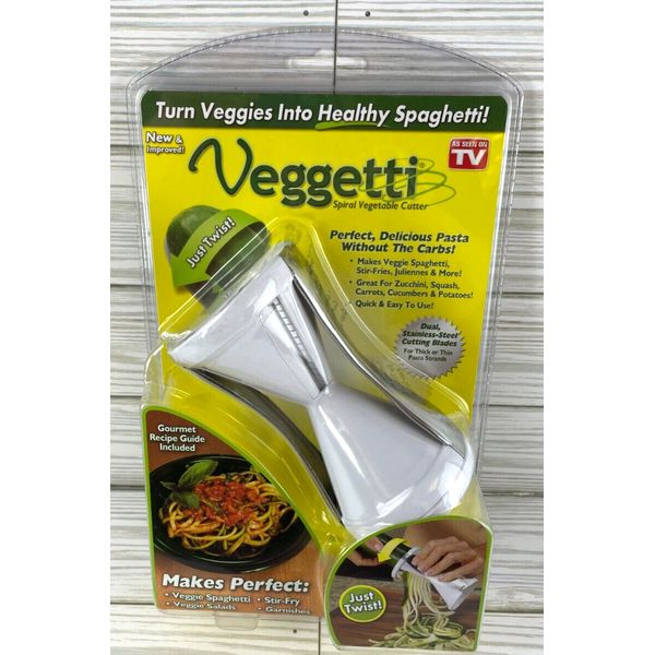 Veggetti Spiral Vegetable Slicer Cutter Veggie Pasta As Seen On TV