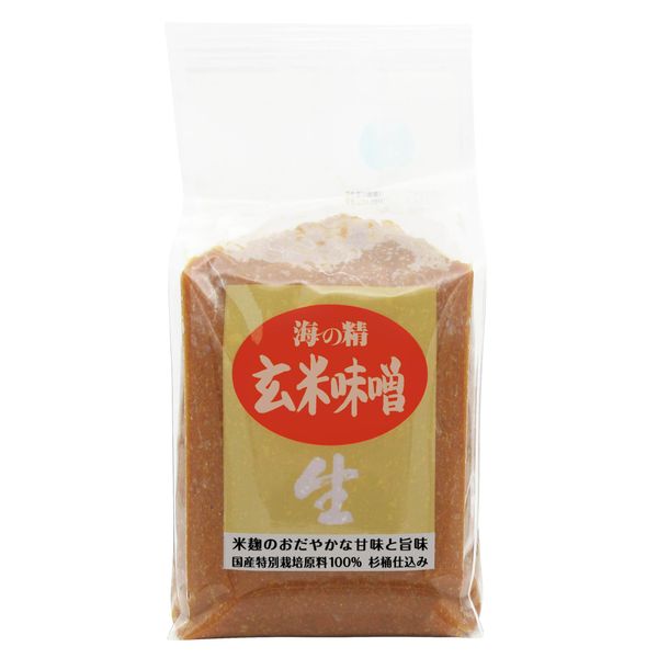 Umisei Brown Rice Miso, 2.2 lbs (1 kg)