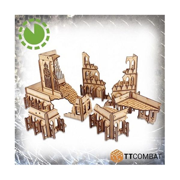 TTCombat Hallowed Ruins Age 14+ - Gothic Sci-Fi Tabletop Game - 7 Count - Assembly Required - Ages 120+