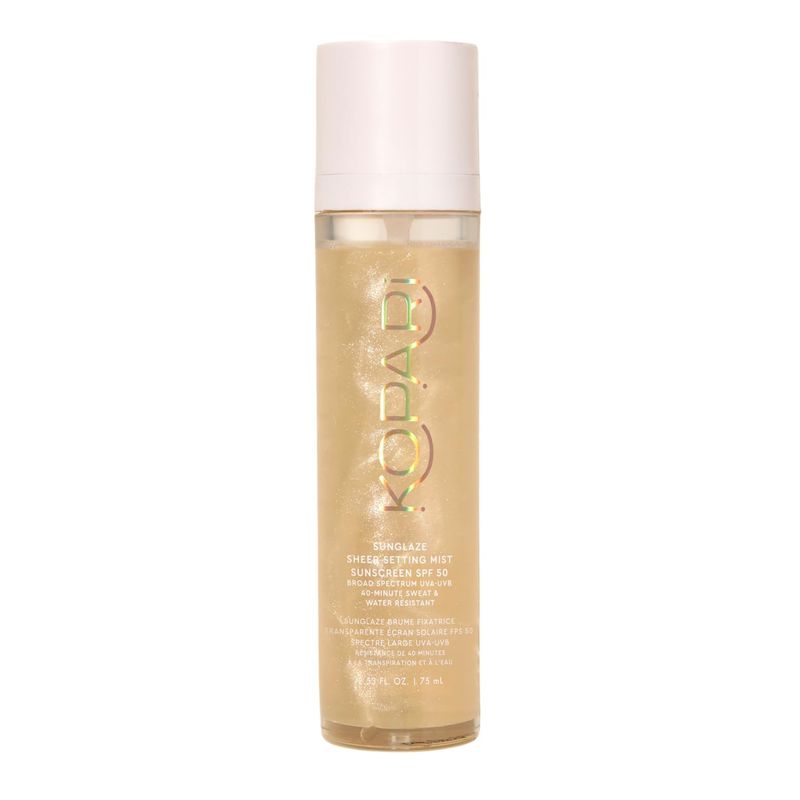 Kopari Sunglaze Sheer Setting Mist Sunscreen SPF 50, Weightless, Fast ...