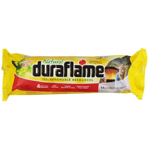 Duraflame Natural Firelog, 4 Hours, 6 lbs