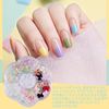 Nail Parts, Ribbon, Butterfly Parts, Semicircle Pearl, Bowknot, Aurora Color, Aurora Crystal, Multicolor, 3D, 3D, Jewelry Parts, Accessory Parts, Mixed Color, For Resin, Nail Decoration, Nail Decoration