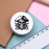 'Pirate Skull with Goatee Beard' Compact Pencil Sharpener (PS00040105)