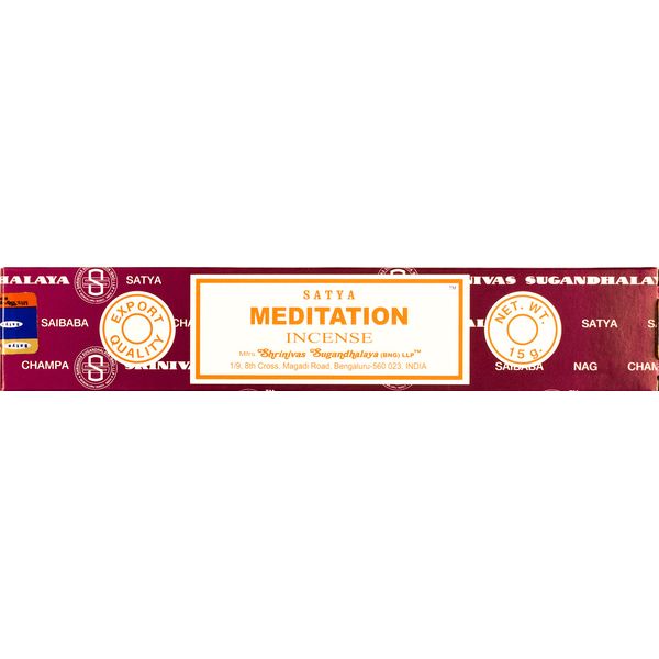 ETHNICITI Satya Nag Champa Genuine Meditation 15g Incense Sticks 1 Pack (Meditation)