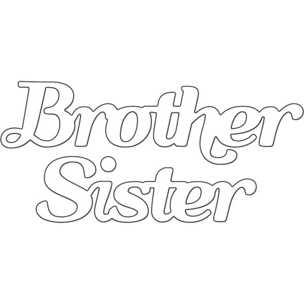 Penny Black Creative Dies-Brother/Sister, 3.1"X1.6"