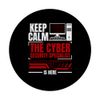 Hacking IT Tech Keep Calm IT Hacker Cyber Security Hacker PopSockets Adhesive PopGrip