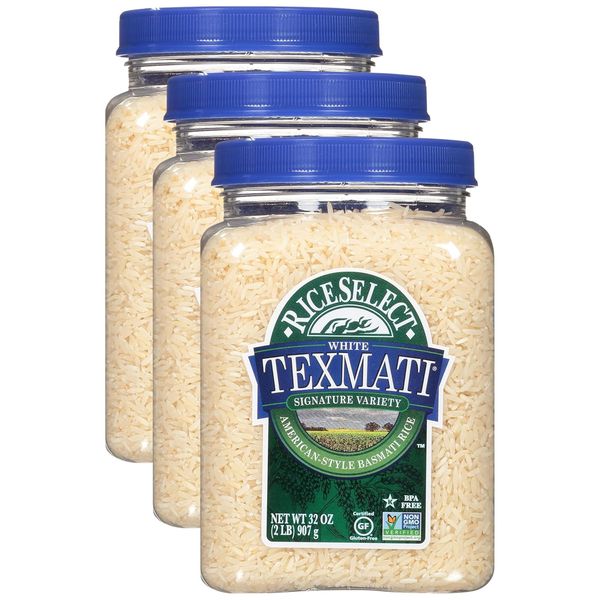 Texmati White Rice, Long-Grain Basmati Rice, Premium Gluten-Free Rice, Non-Gmo,