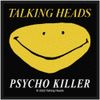 Talking Heads Woven Patch Psycho Killer Nue Official Black One Size, black/yellow