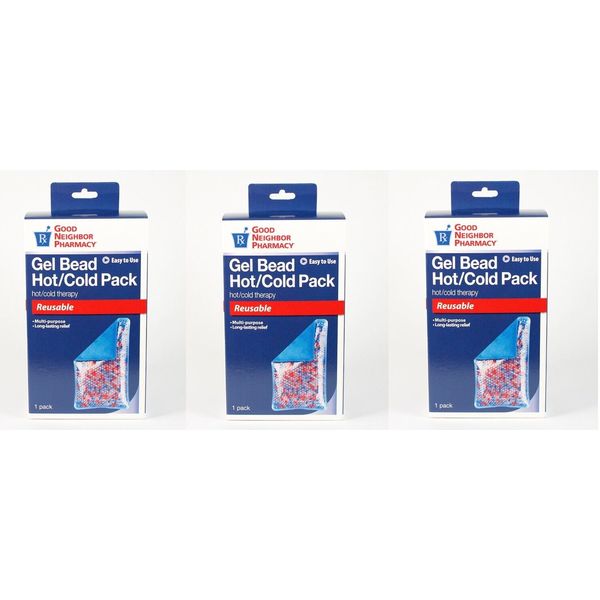 Good Neighbor Pharmacy Hot & Cold Gel Bead Pack 1ct (3 Pack)
