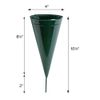 Metal Cone Cemetery Vase