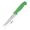 Hygiplas C862 Vegetable Knife, 4" Serrated, Green