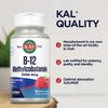 KAL Methyl B12 1000mcg 90 Count Fast Dissolving Raspberry Energy Supplement