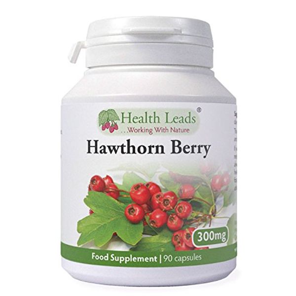 Hawthorn Berry 300mg x 90 Capsules (100% Additive Free Supplements)