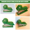 NUOBESTY Mini Dinosaur Stapler Silicone Dinosaur Stapler for Book File Paper Fixing (Without Staples)