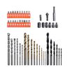 Black + Decker A7188 Drill and Screwdriver Bit Set 50-Piece