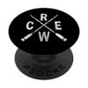 Vintage Rowing C R E W Oars Sport PopSockets Swappable PopGrip