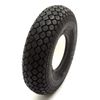 Solid PU Tyre 4.00-5 Black Puncture Proof Fits Mobility Scooter Diamond Tread 5 Inch Rim