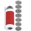 Norpro Churro Maker with 8 Interchangeable nozzle Red