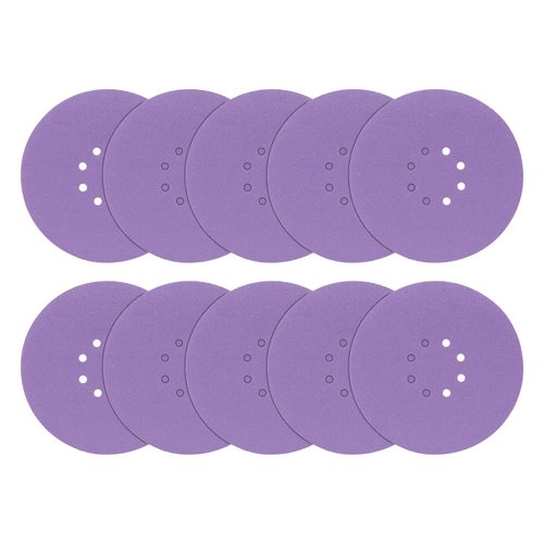 Trend Zirconium 225mm Random Orbit 80 Grit Abrasive Sanding Disc, AB/225/80Z, Pack of 10