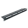 VIVOCH 24 Port Cat5E Unshielded Wallmount/Rackmount Ethernet Patch Panel with Cat5E Adapter